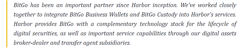 CEO of Harbor, Josh Stein stated, CEO of Harbor, Josh Stein stated,