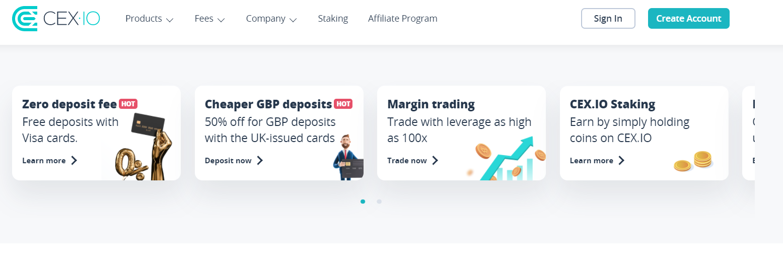 CEX.io Cryptocurrency Exchange