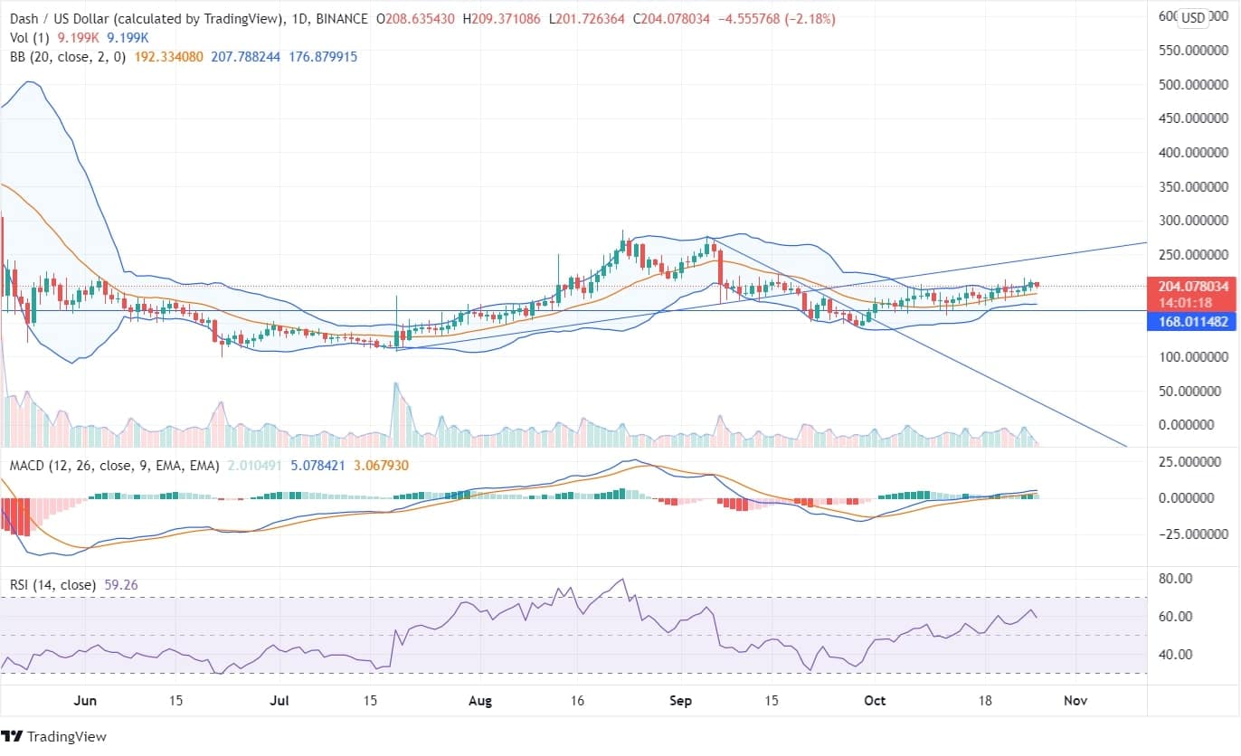 Dash Price Analysis