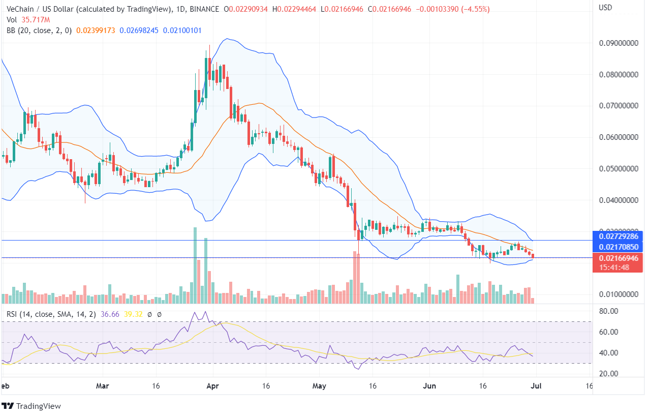 VET Price Chart VET Price Chart
