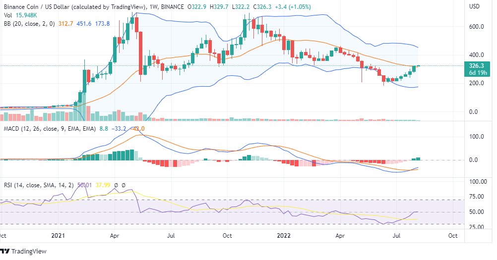 Binance Coin Price chart analysis