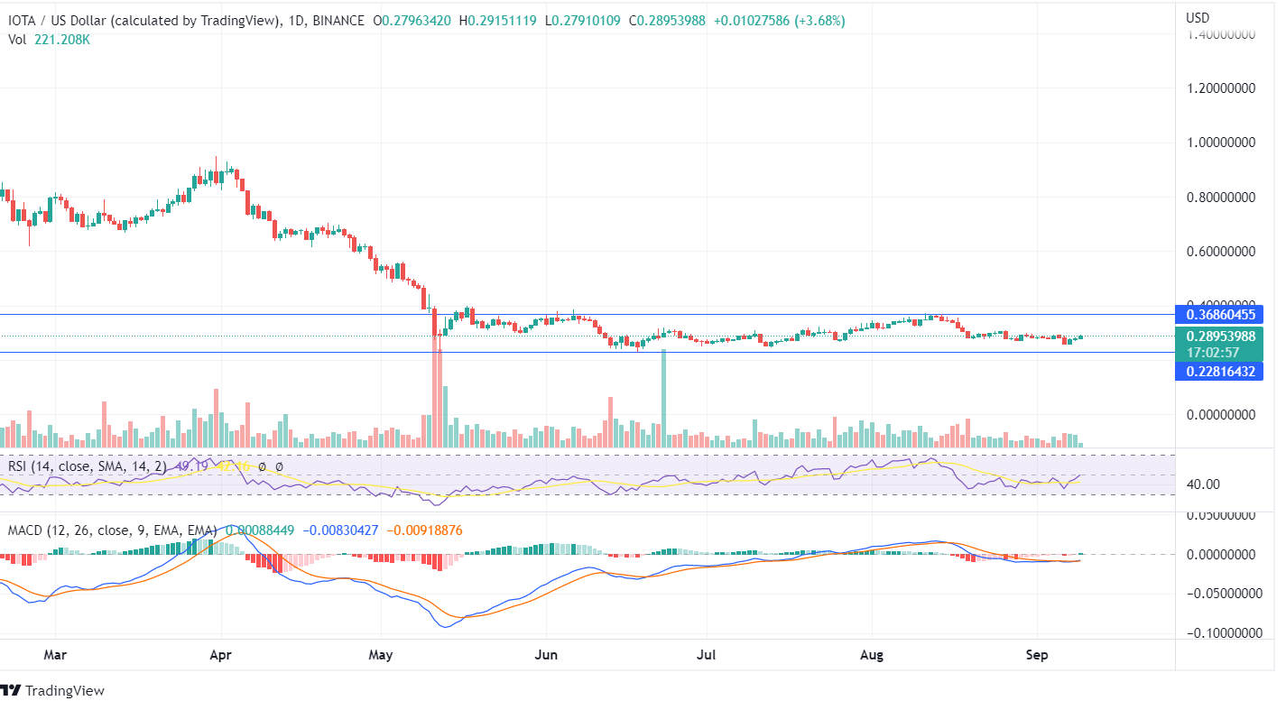 IOTA Price Chart