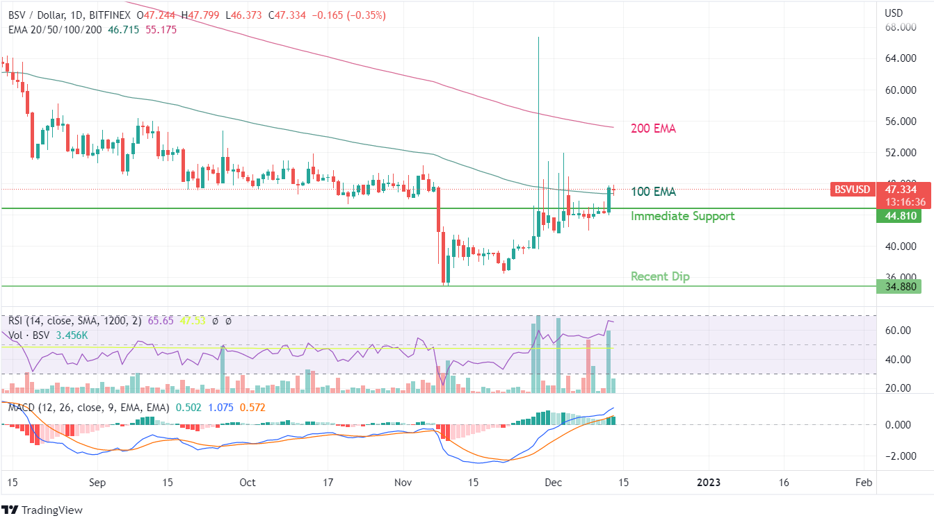 BSV chart - Trading View BSV chart - Trading View