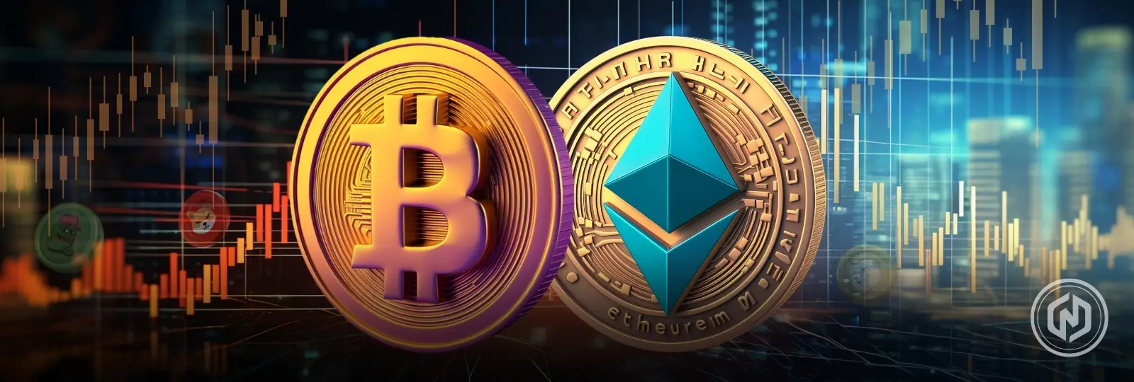 Meme Coins dip, Bitcoin and Ethereum sustain their rallies