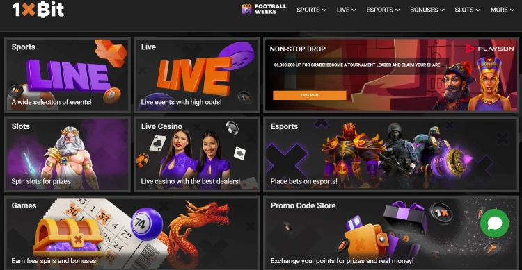 1xBit - BTC Casino