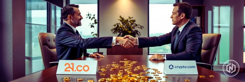 Crypto.com and 21.co Partner to Boost Liquidity for Wrapped Tokens