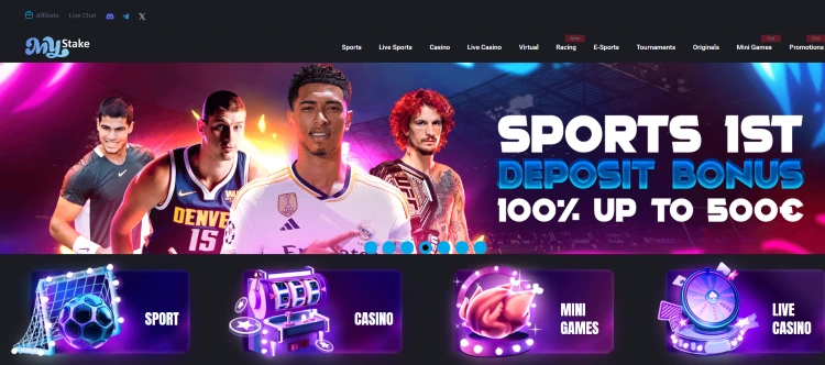 MyStake - Top Cryptocurrency Gambling Sites