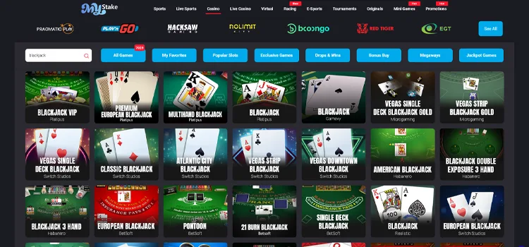 Mystake - Best Blackjack Online Site
