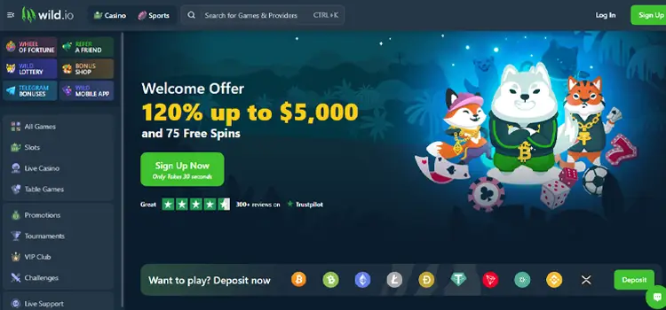 Wild.io - SOL Casinos