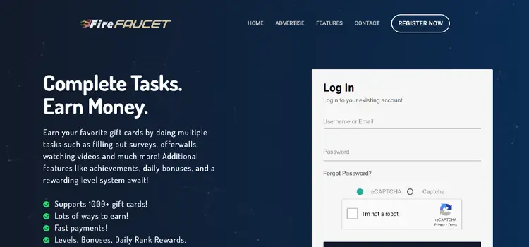 Fire Faucet - Redeem Loyalty Points