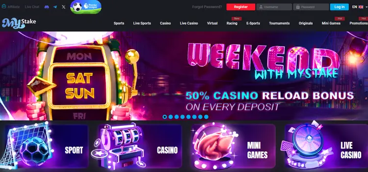 My Stake - Solana Gambling Site