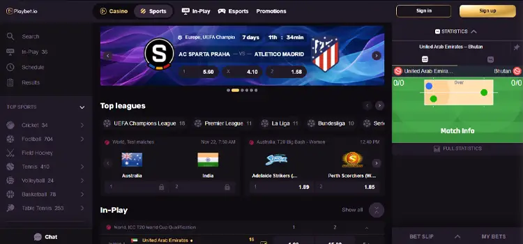 Playbet.io - SOL Casino