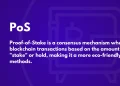 pos full form PoS Full Form and Meaning: Understanding Proof-of-Stake in Blockchain