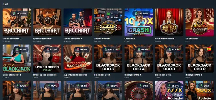 Vave - Dice Casino