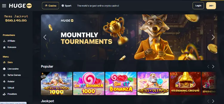 HugeWin - Horse Racing Betting Site