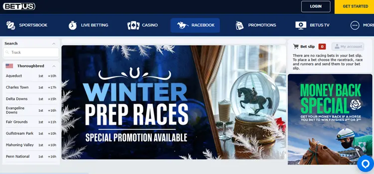 BetUS - Bitcoin Horse Racing Betting Site