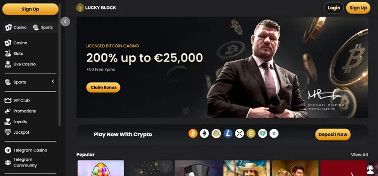 Lucky Block - Bitcoin Horse Racing Betting Sites