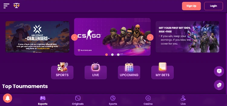 trustdice - bitcoin esports betting sites 