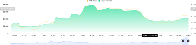 XRP Futures Open Interest - CoinGlass
