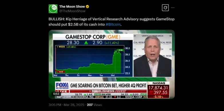 Kip Herriage advises GameStop to invest $2.5B in Bitcoin Kip Herriage advises GameStop to invest $2.5B in Bitcoin