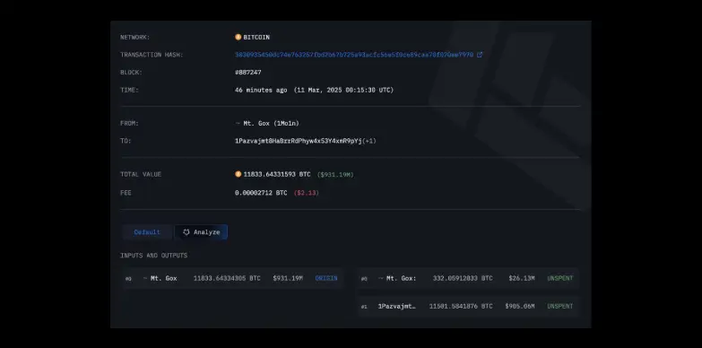Mt. Gox transaction details