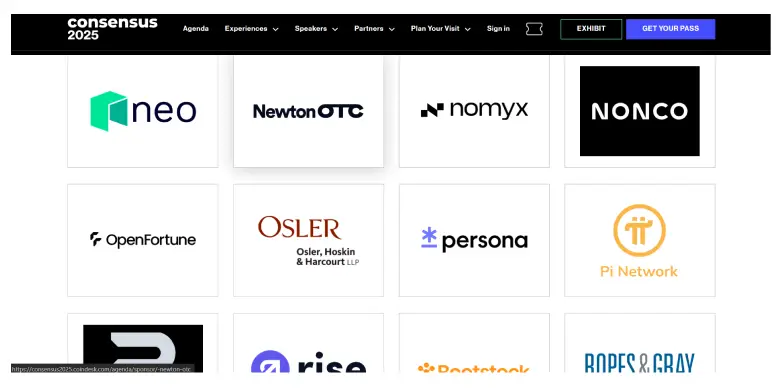 Pi Network is one of the sponsors for Consensus 2025 Pi Network is one of the sponsors for Consensus 2025