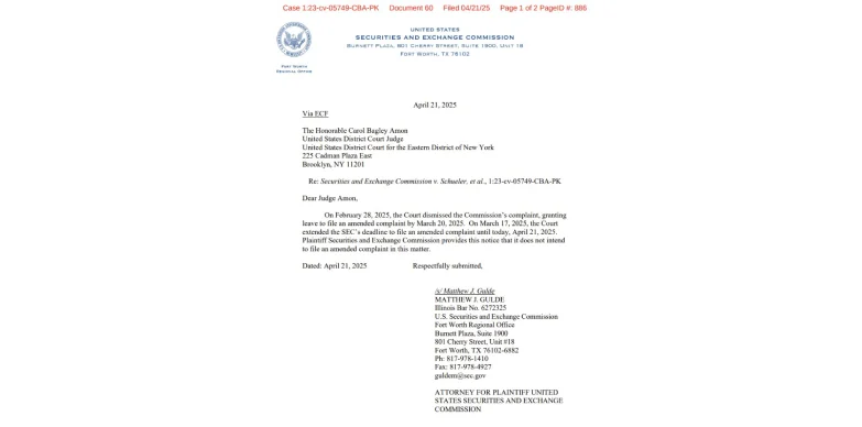 SEC's filing on HEX's Richard Heart SEC's filing on HEX's Richard Heart
