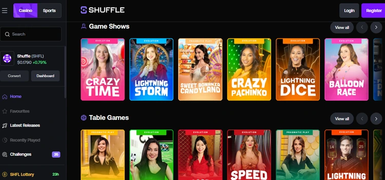 Shuffle Ripple Casino