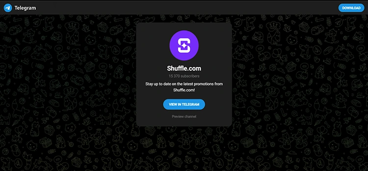 Shuffle Telegram Casino