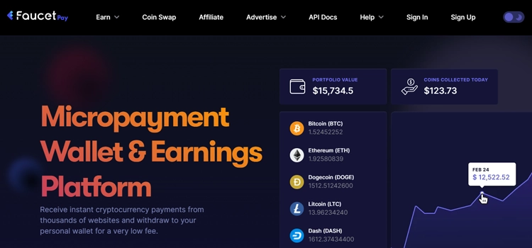 FaucetPay - Leading Cryptocurrency Faucet