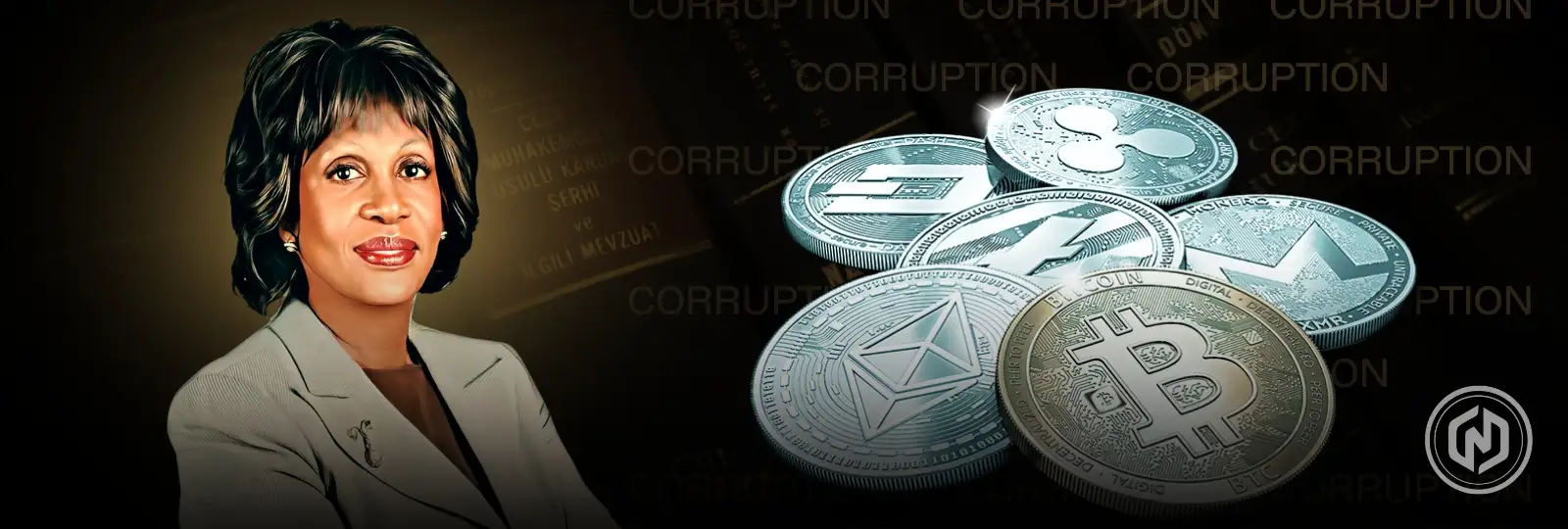 Rep. Waters Protests Trump's Crypto Corruption in Hearing