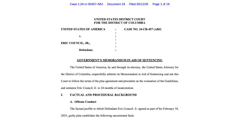 SEC vs Eric Council
