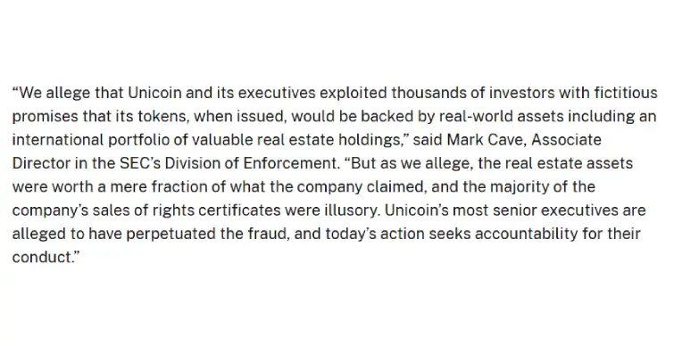 SEC vs Unicoin SEC vs Unicoin