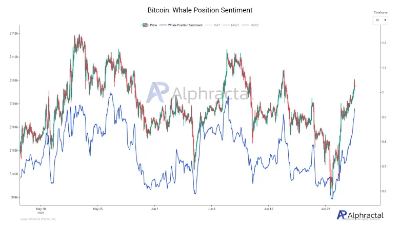 Bitcoin Eyes $112K Breakout as Whales Boost Long Positions
