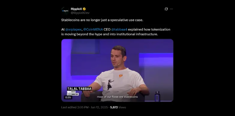Industry leaders speak about stablecoins at Apex 2025