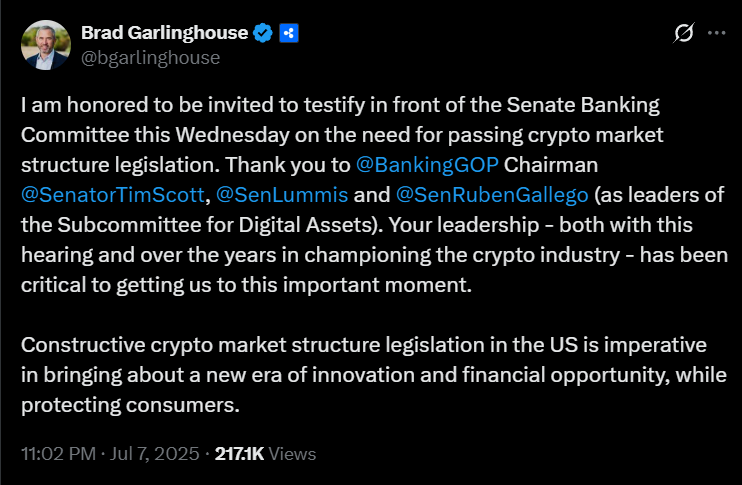 Ripple CEO