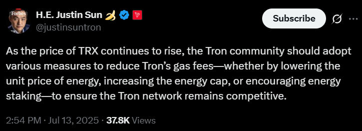 TRON Justin Sun