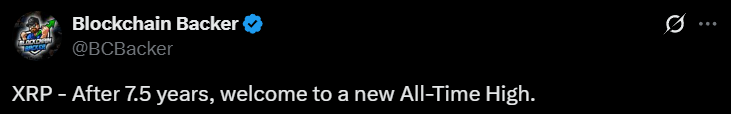 XRP Hits New ATH XRP Hits New ATH