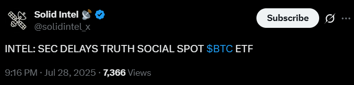 Truth Social Bitcoin ETF