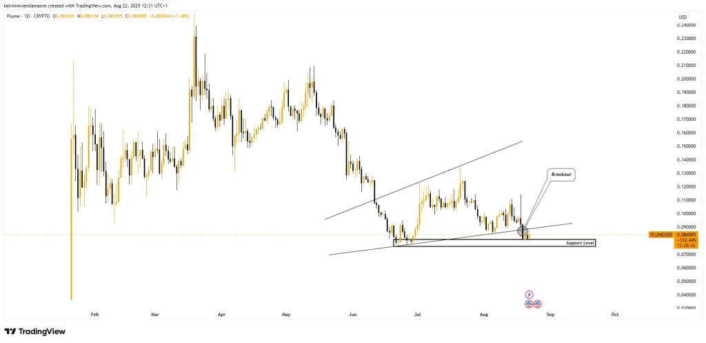 PLUME Price Chart (Source: TradingView)
