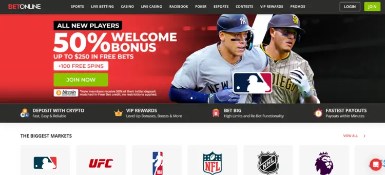 betonline.ag - top ethereum gambling Sites