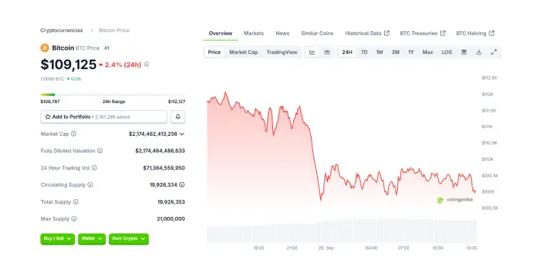 BTC 24 hours chart BTC 24 hours chart