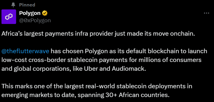 Flutterwave and Polygon Flutterwave and Polygon