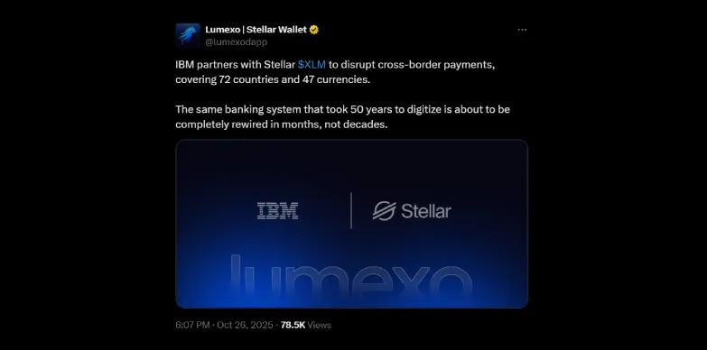 IBM and Stellar partner up to disrupt cross-border payments