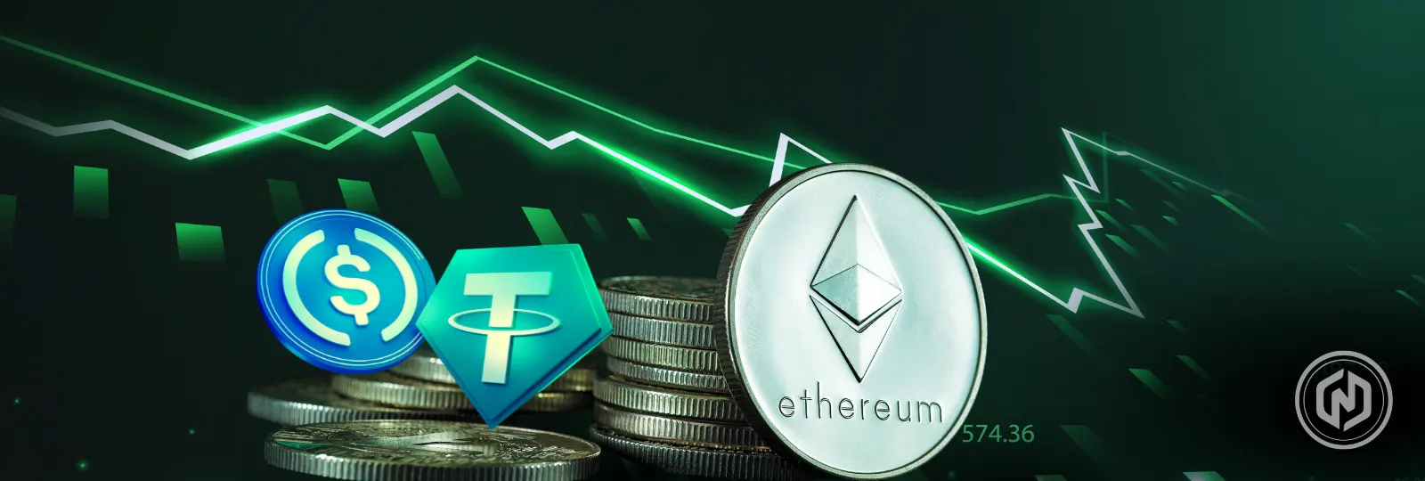 Ethereum Stablecoin Trading Volume Hits Record $2.82 Trillion as Market Pulls Back