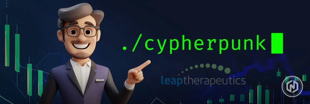 Leap Therapeutic Rebrands as Cypherpunk, Joins Biotech-Crypto Trend