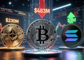Bitcoin ETFs Lose $483M, Ethereum $230M, Solana Gains $3M