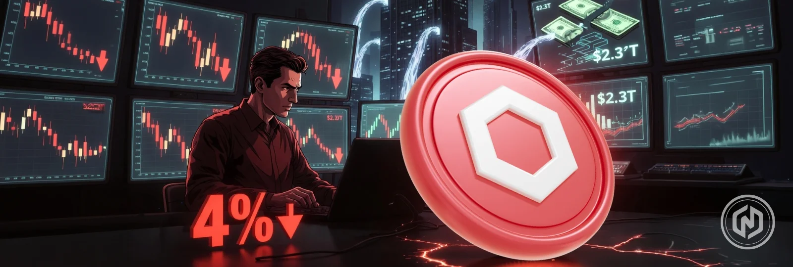 Chainlink Drops 4_ Despite Amundi’s $2.3T Push Into Tokenized Funds