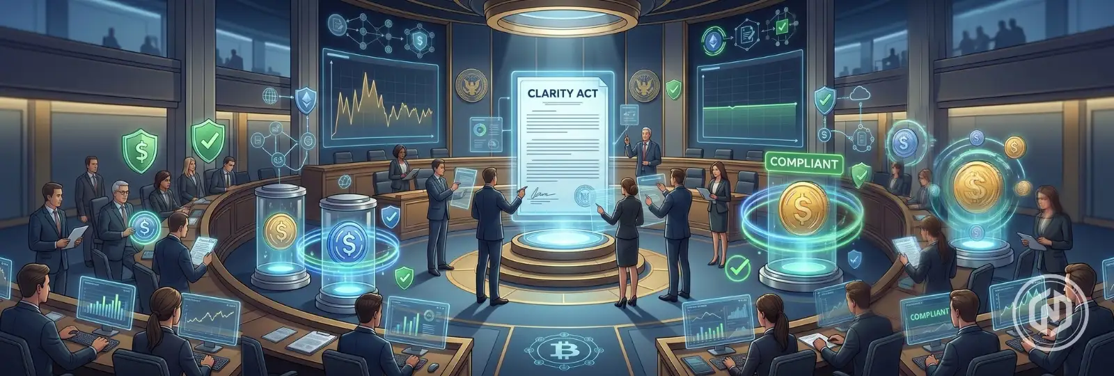 CLARITY Act Advances as Sen. Tillis Signals Stablecoin Yield Progress