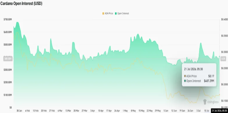 Cardano Open Interest Cardano Open Interest